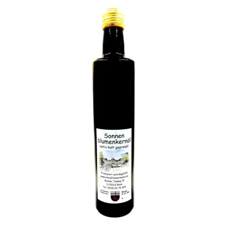 500ml Sonnenblumenkernoel kalt gepresst nativ 