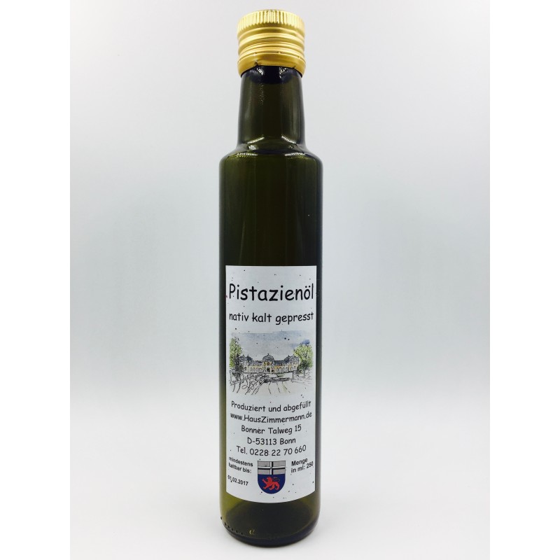 250ml Pistazienoel kalt gepresst nativ 