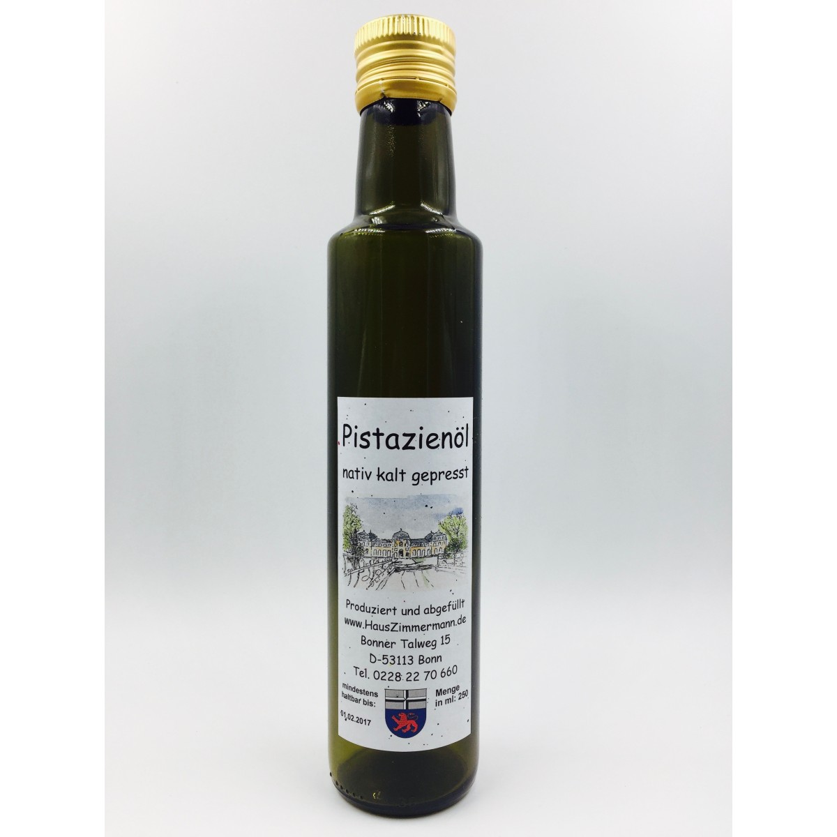 250ml Pistazienoel kalt gepresst nativ 