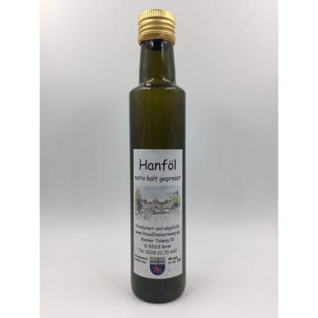 250ml Hanfoel kalt gepresst nativ 