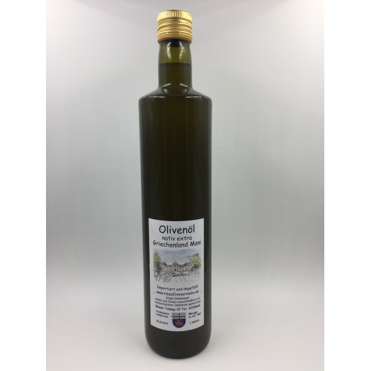 Olivenöl nativ extra Griechenland-Mani 750 ml